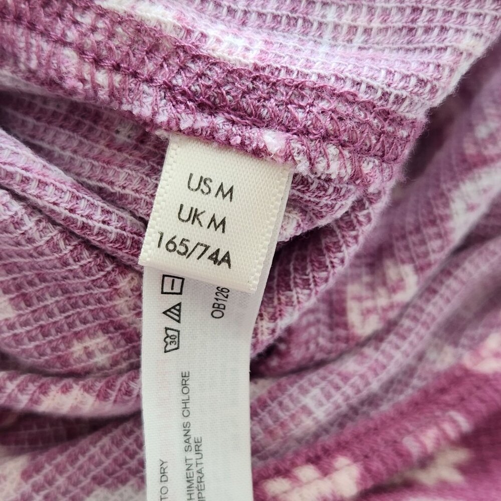 Free People Intimately Home Alone Pink Floral Onesie Pajama Long John Comfy - Picture 8 of 9